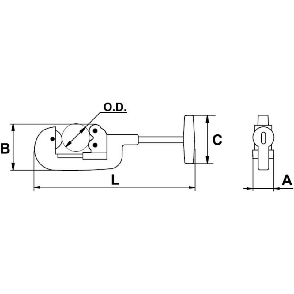 EGAMASTER 1/8-2 inc BORU KESİCİ PASLANMAZ ÇELİK REINFORCED
