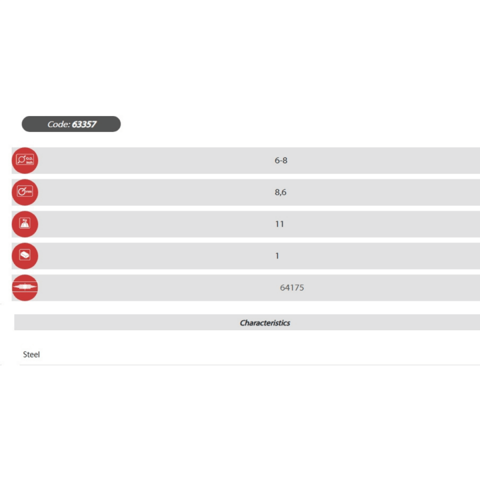 EGAMASTER 6-8 inc GİYOTİN TİPİ ÇELİK BORU KESİCİ