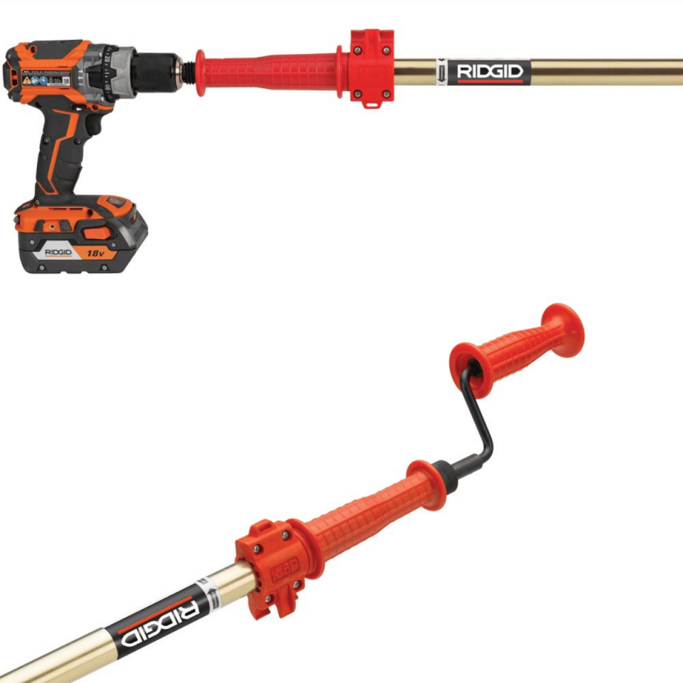 Ridgid K-6 Hibrit Tuvalet Spirali