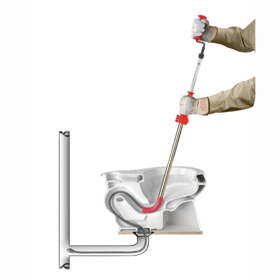 Ridgid K-6 Hibrit Tuvalet Spirali