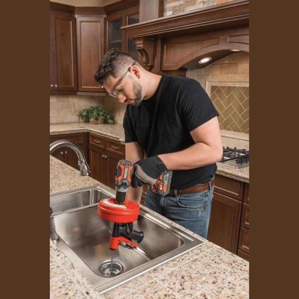 Ridgid Otomatik Beslemeli Mekanizmalı Power Spin Kanal Açma