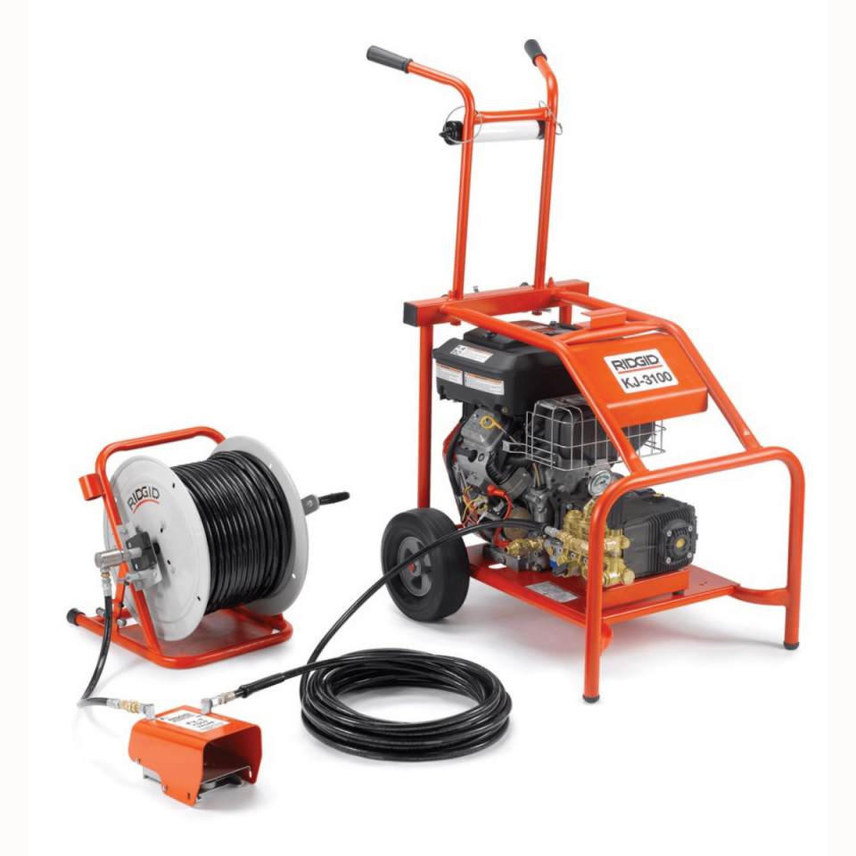 Ridgid KJ-3100 Su Jeti Kanal Temizleme Makinesi
