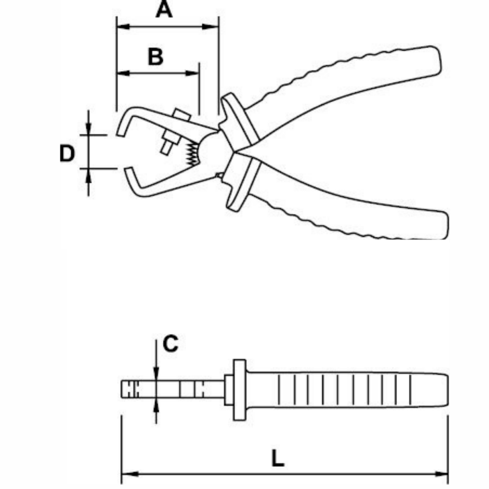 KABLO SOYMA(SIYIRMA) PENSESİ 1000 V TİTACROM® BIMAT