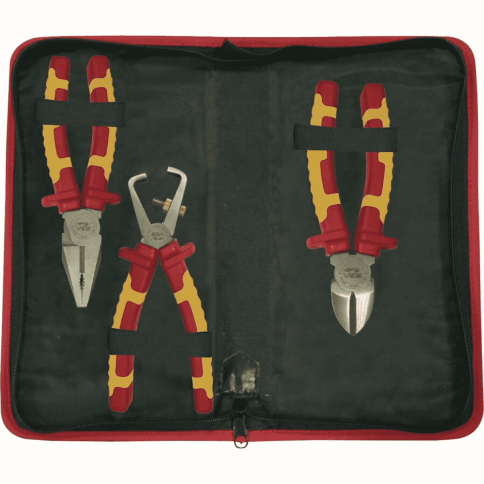 3'LÜ PENSE SETİ 160-180 mm 1000 V TİTACROM® BIMAT