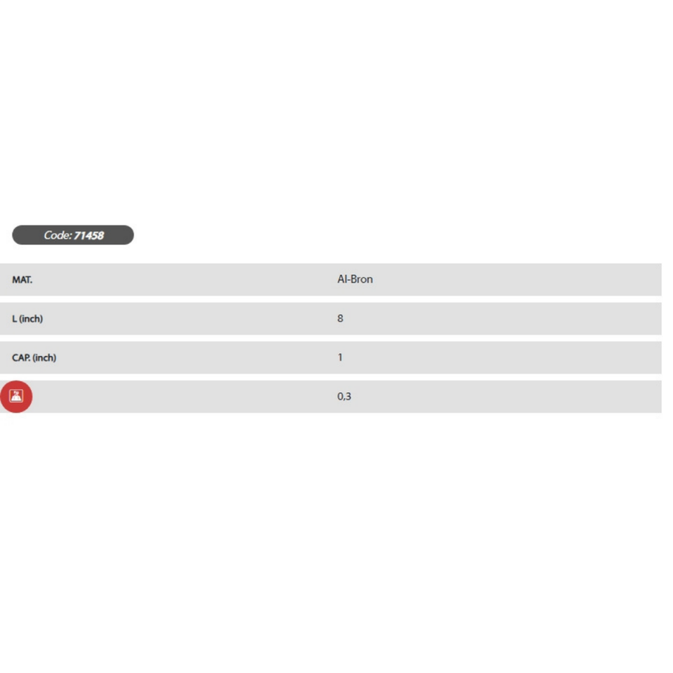 KIVILCIM ÇIKARMAYAN AĞIR HİZMET TİPİ AYARLI ANAHTAR 8 '' Al-Bron