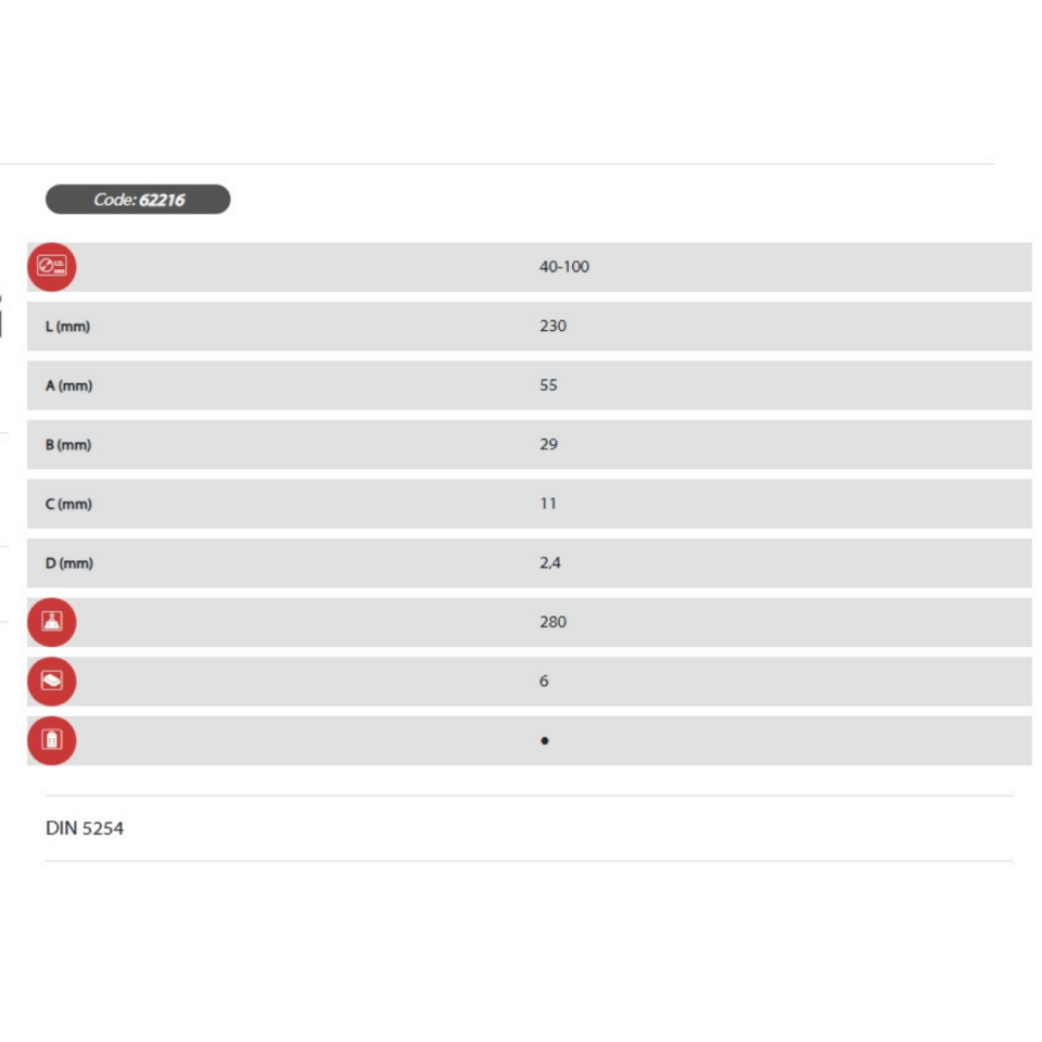 DIŞ SEGMAN PENSESİ DÜZ UÇLU EGA MASTER